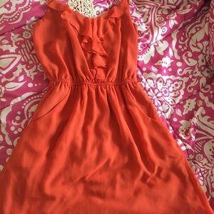 Maurice’s Orange Racerback Summer Dress